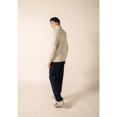 Pull OSSAU Ecume chiné -...
