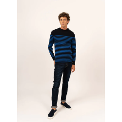 Pull Rochefort rayé gitane / navy