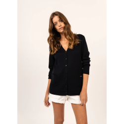 Gilet La Flotte en laine navy